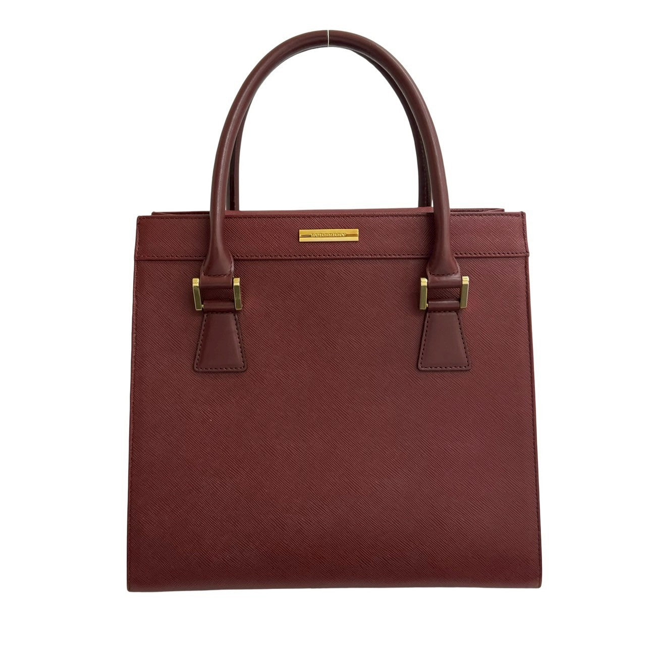BURBERRY Handbag leather wine-red