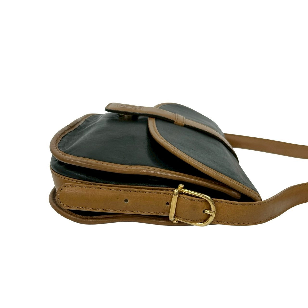 CELINE Shoulder Bag leather black
