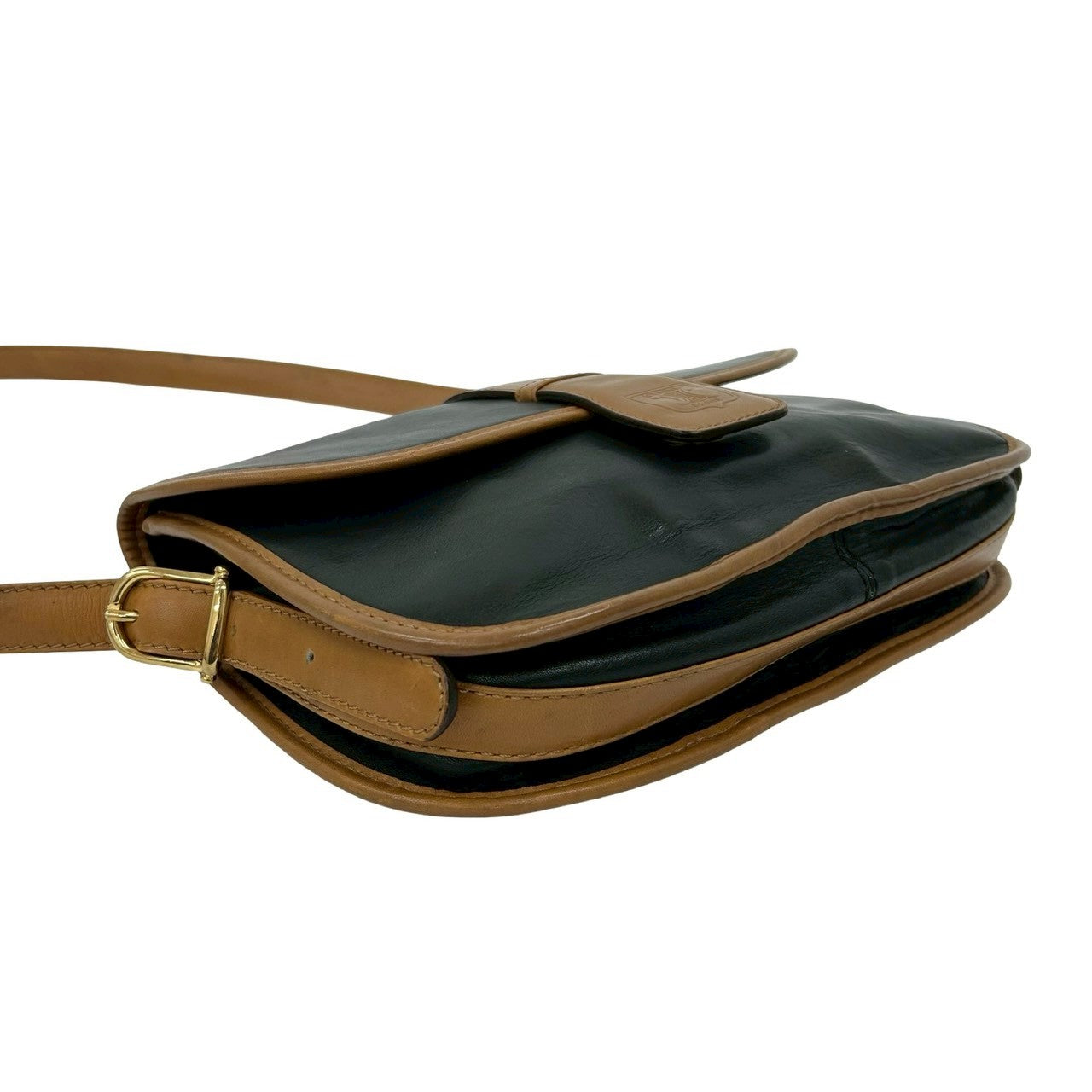 CELINE Shoulder Bag leather black