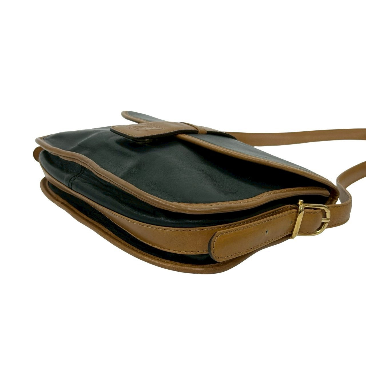 CELINE Shoulder Bag leather black