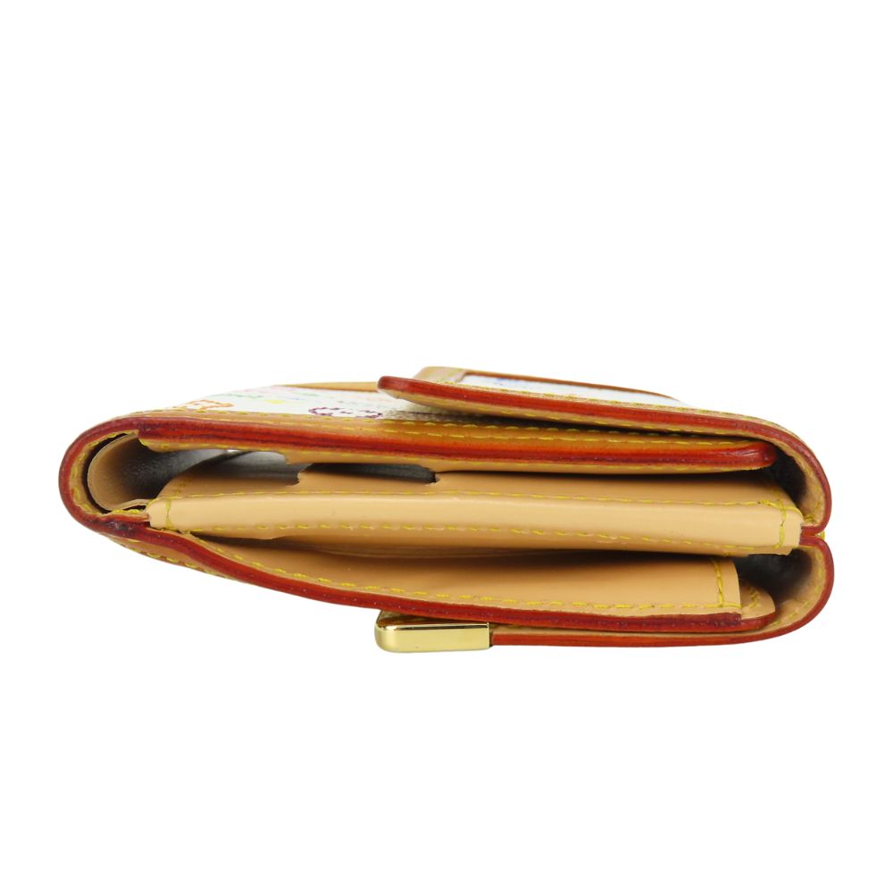 LOUIS VUITTON Bifold Wallet M92983 Monogram multicolor Bron Porto Monet Bier Cartes Crdit Women Used Authentic