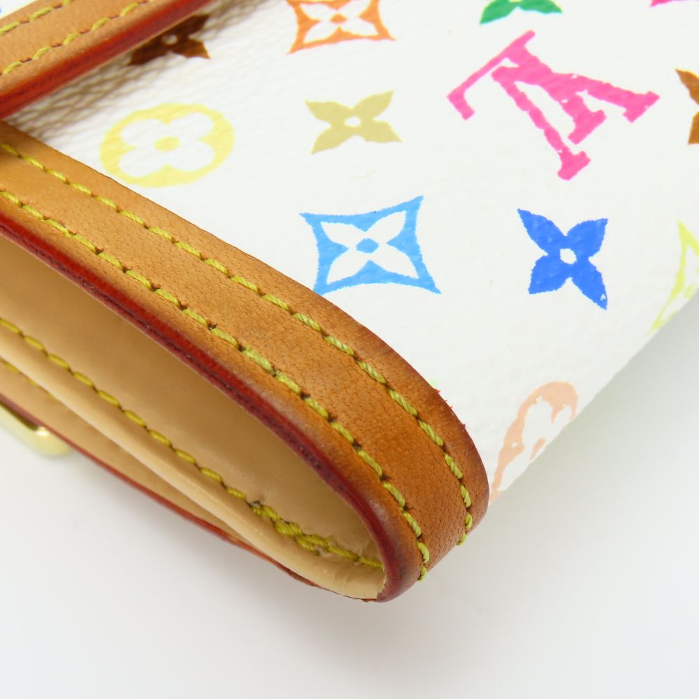 LOUIS VUITTON Bifold Wallet M92983 Monogram multicolor Bron Porto Monet Bier Cartes Crdit Women Used Authentic