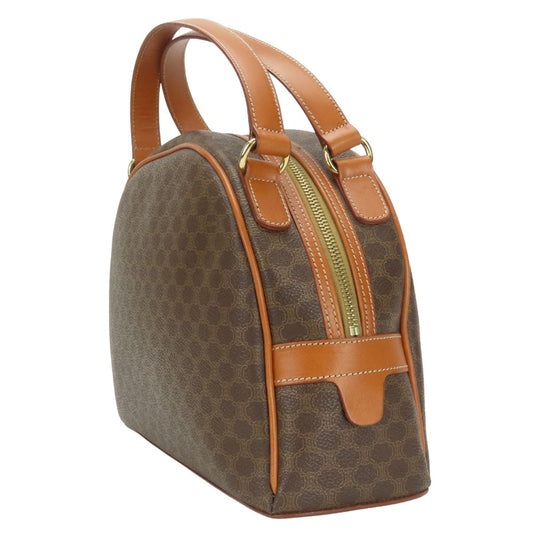 CELINE Handbag PVC, Leather Brown Women Used Authentic