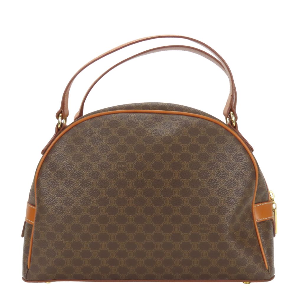 CELINE Handbag PVC, Leather Brown Women Used Authentic