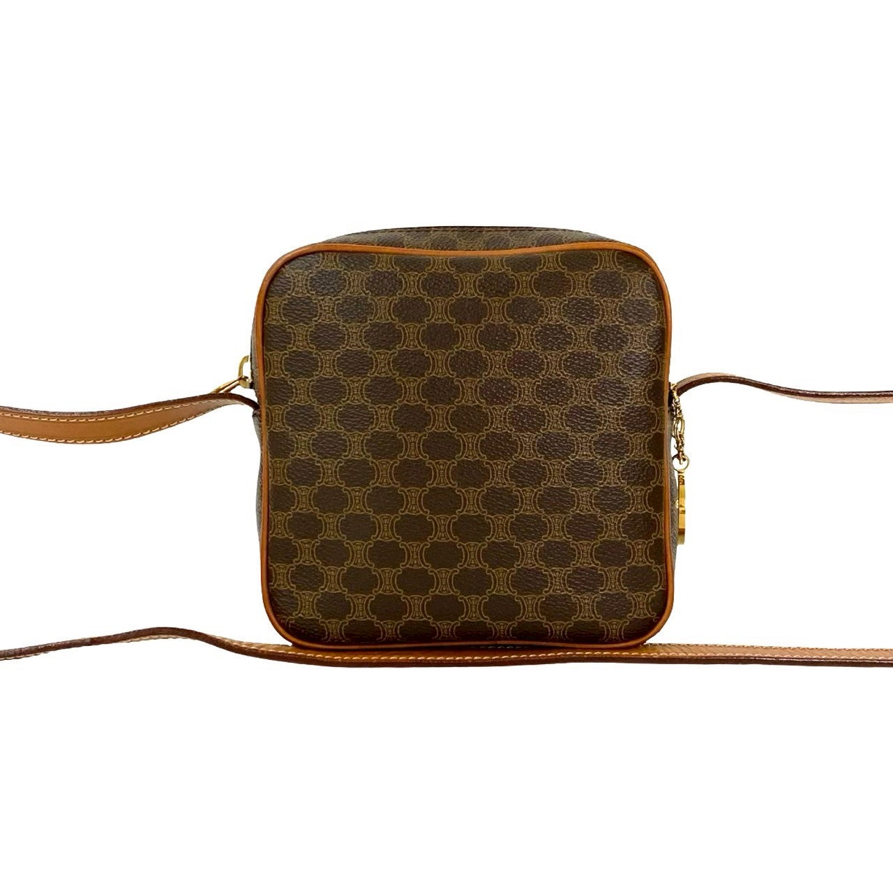 CELINE Shoulder Bag leather Brown