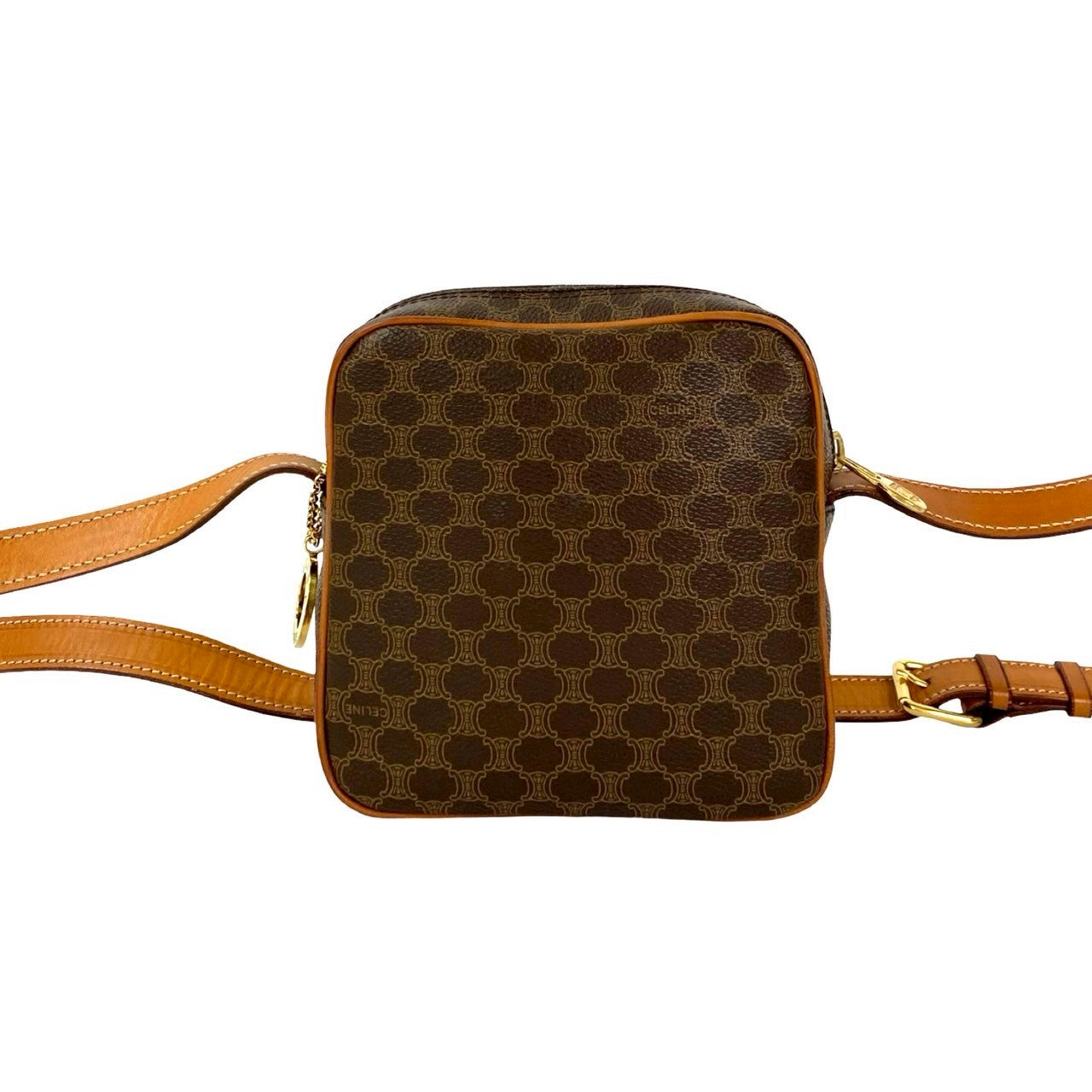 CELINE Shoulder Bag leather Brown