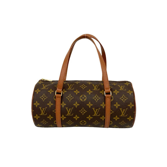 LOUIS VUITTON Handbag leather Brown Monogram Papillon30