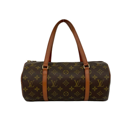 LOUIS VUITTON Handbag leather Brown Monogram Papillon30