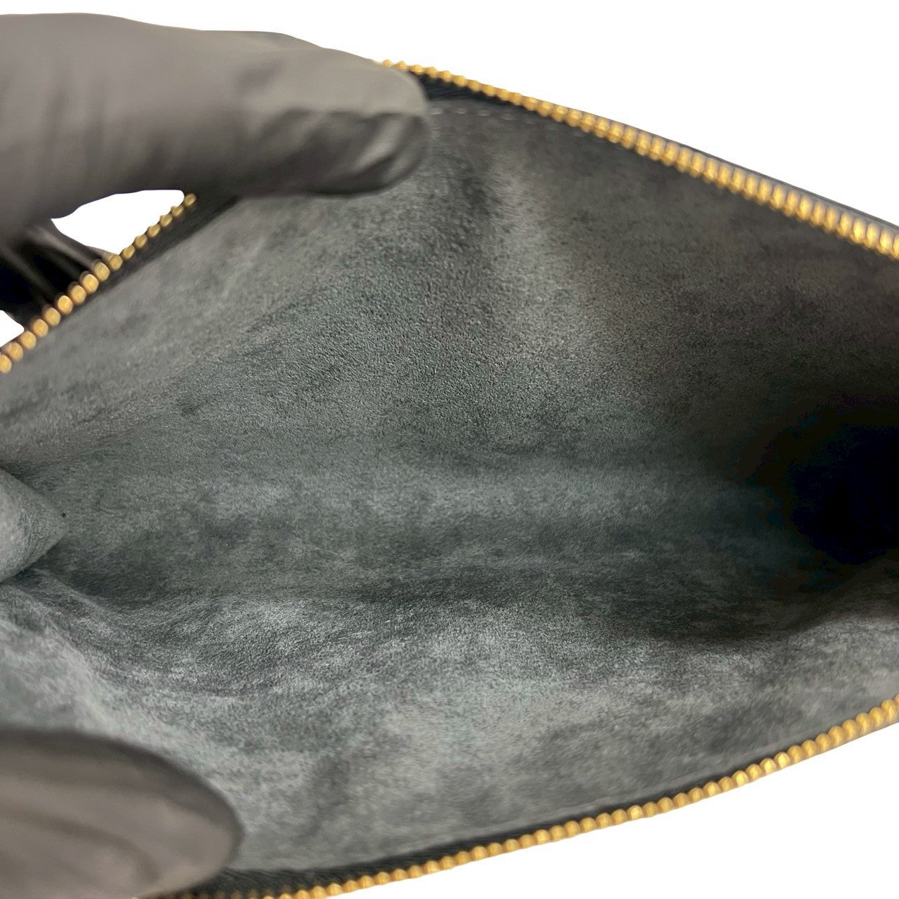 LOUIS VUITTON Handbag Epi Leather black Epi Pochette Accessoires