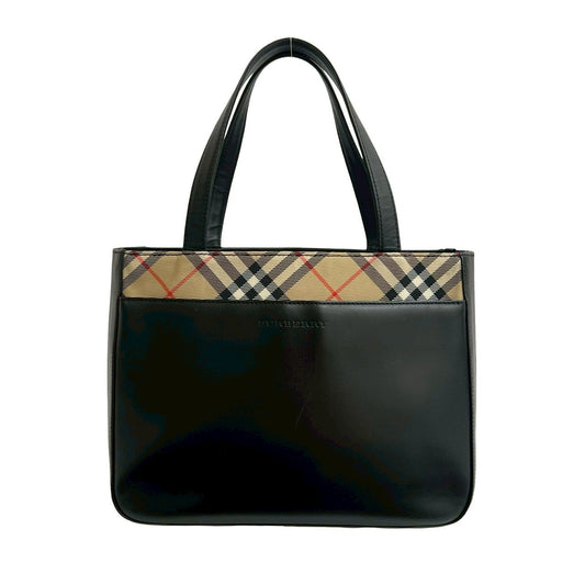 BURBERRY Handbag leather black