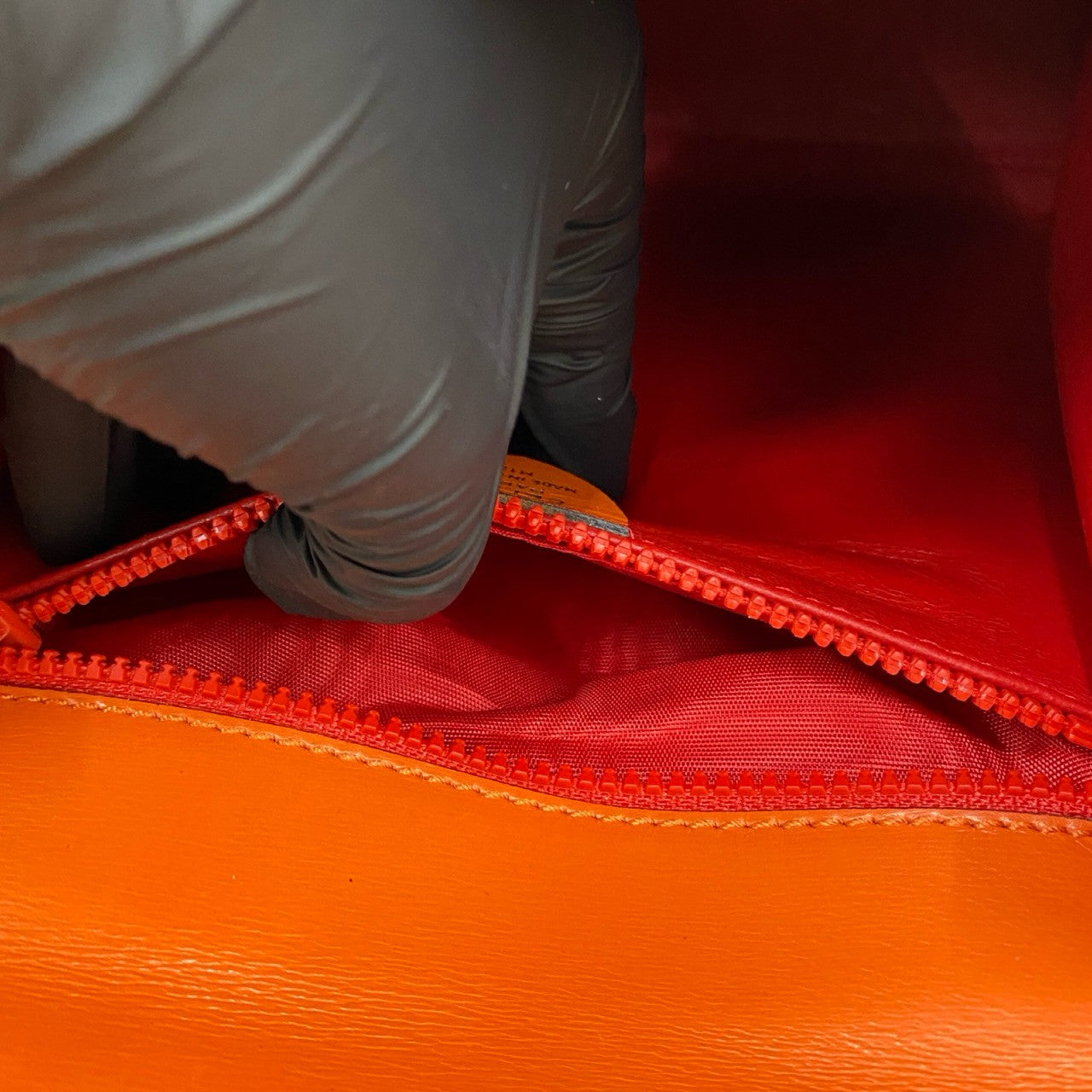 CELINE Handbag Calfskin Orange