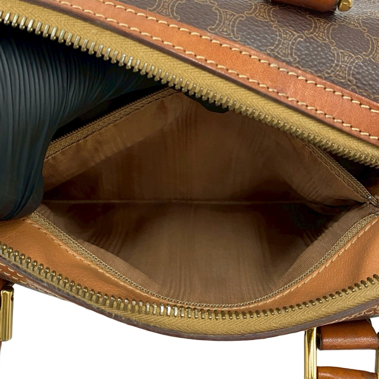 CELINE Shoulder Bag leather Brown