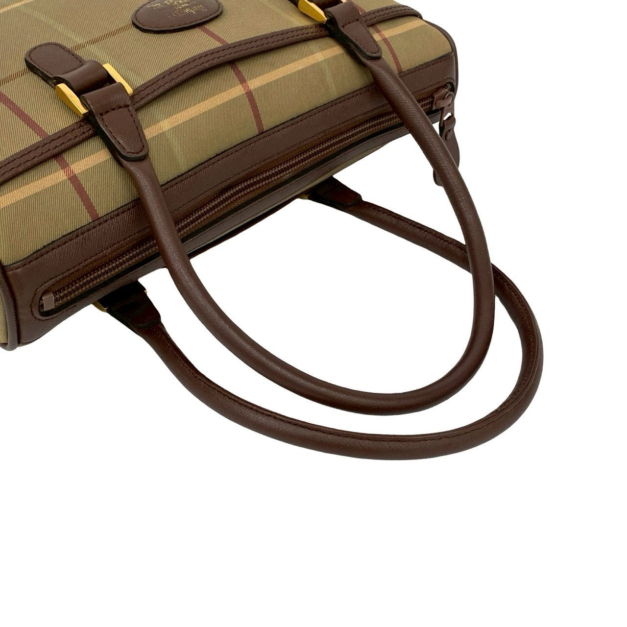 BURBERRY Handbag canvas Brown