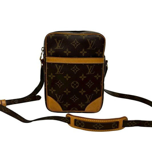 LOUIS VUITTON Shoulder Bag leather Brown Monogram Dunouve