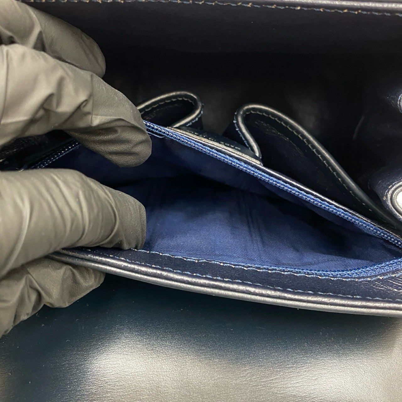 CELINE Backpack Calfskin Navy