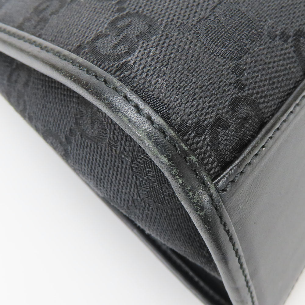 GUCCI Handbag 01719 GG canvas black Women Used Authentic
