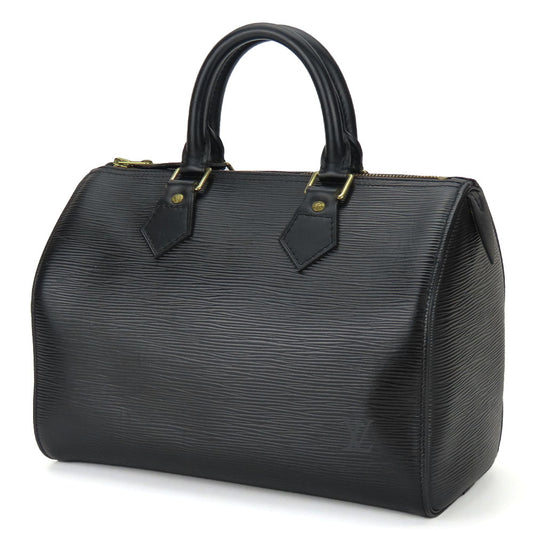 LOUIS VUITTON Handbag M43012 Epi Leather Noir Speedy 25 Women Used Authentic
