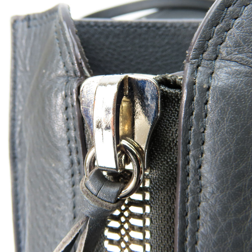 BALENCIAGA Tote Bag 432596 Calfskin gray paper