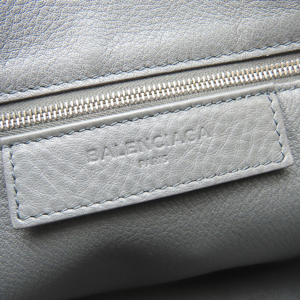 BALENCIAGA Tote Bag 432596 Calfskin gray paper