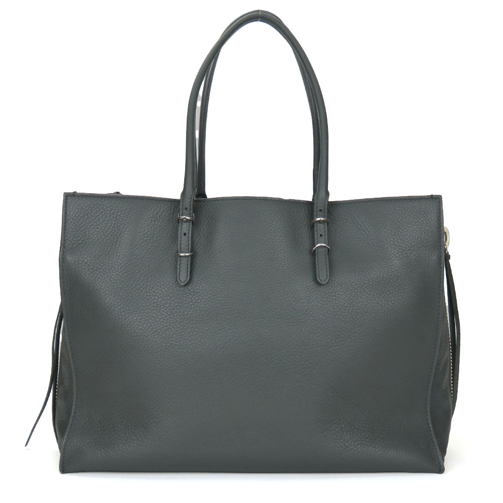 BALENCIAGA Tote Bag 432596 Calfskin gray paper