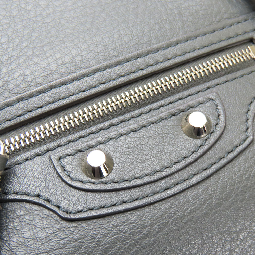 BALENCIAGA Tote Bag 432596 Calfskin gray paper