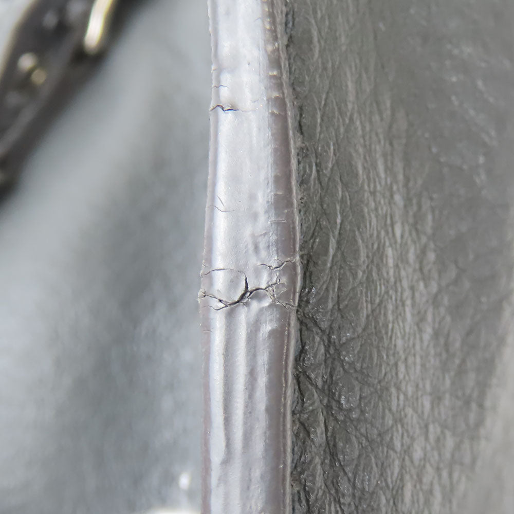 BALENCIAGA Tote Bag 432596 Calfskin gray paper