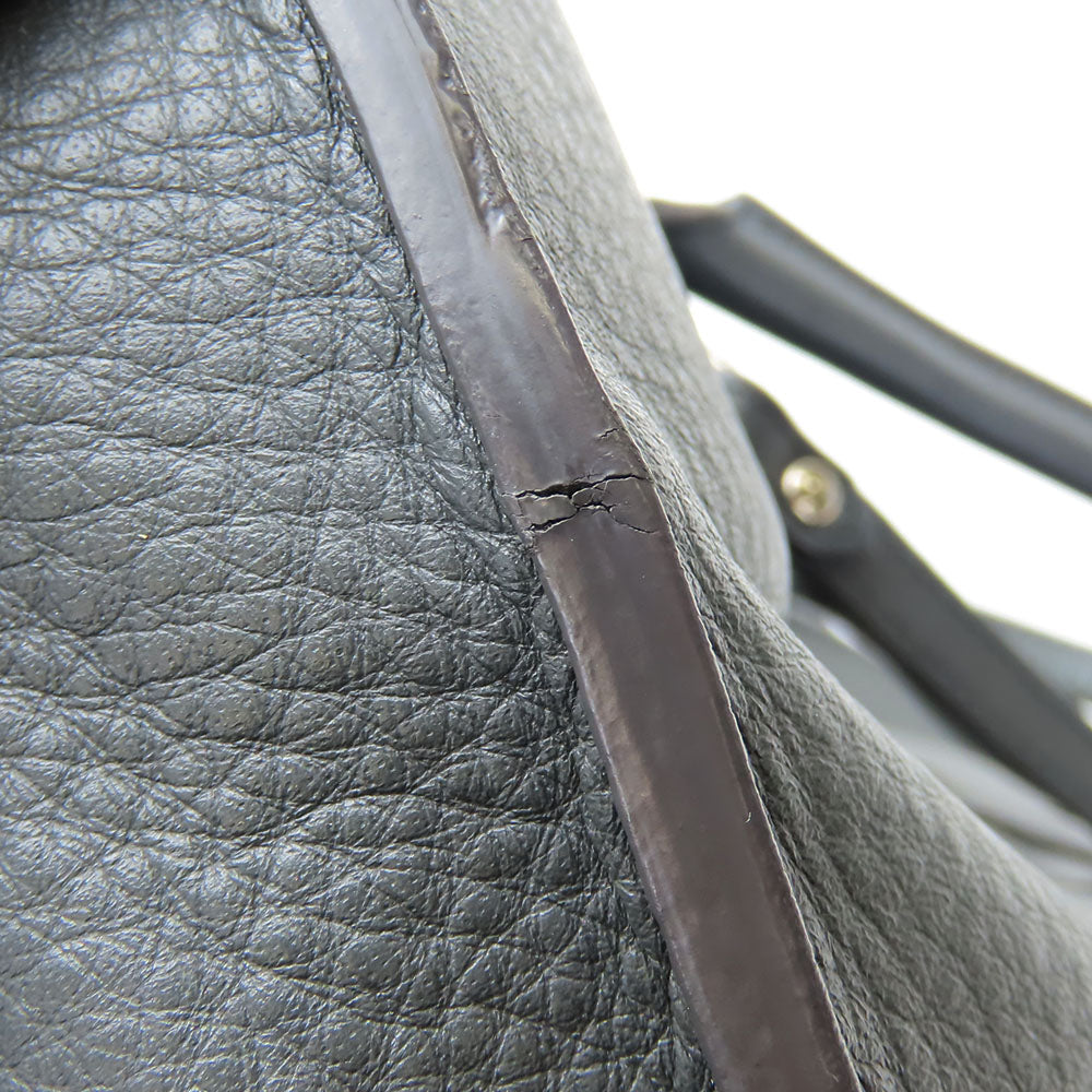 BALENCIAGA Tote Bag 432596 Calfskin gray paper