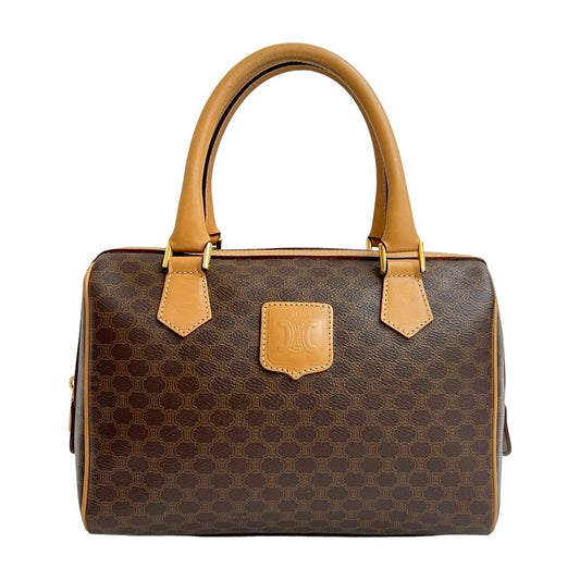 CELINE Boston Duffel bag leather Brown