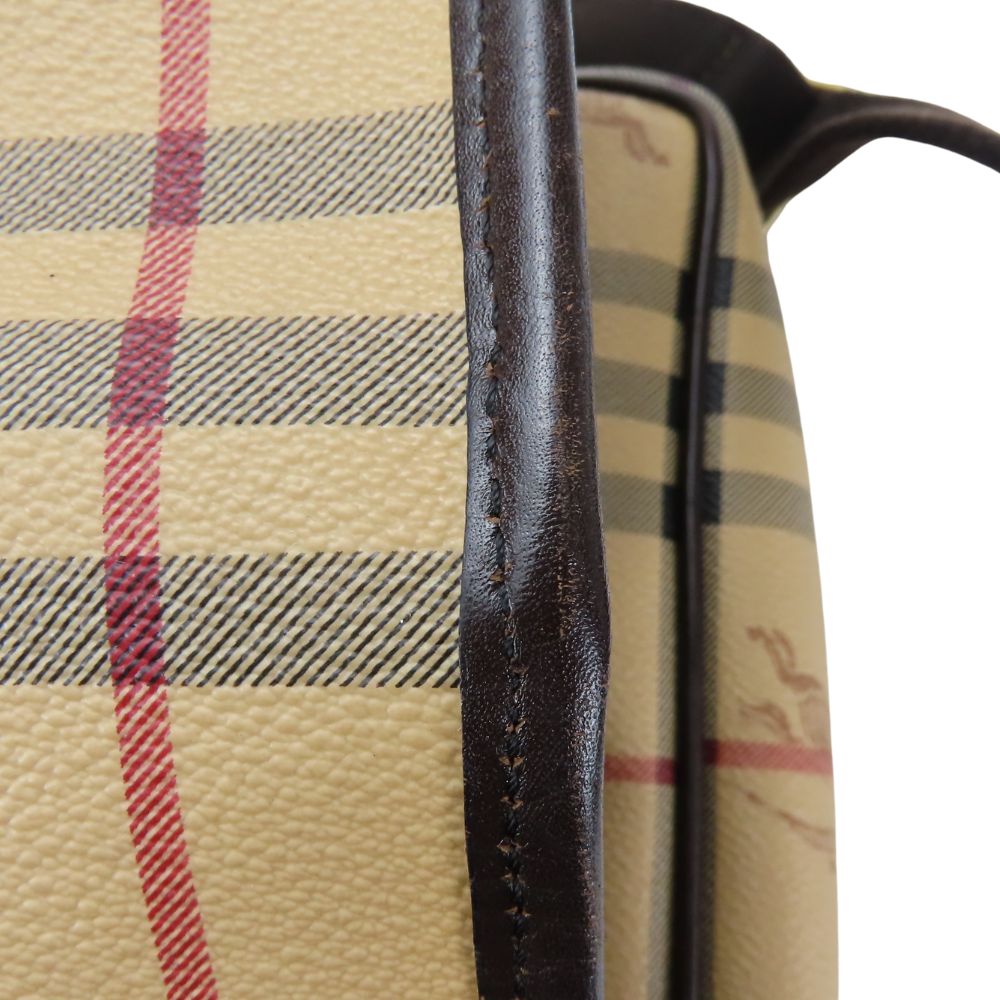 BURBERRY Shoulder Bag PVC beige