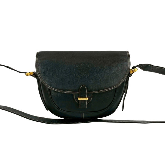 LOEWE Shoulder Bag leather black