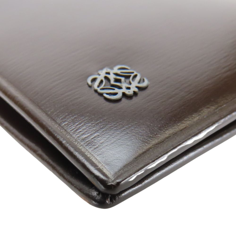 LOEWE Bill Compartment leather Dark Crown