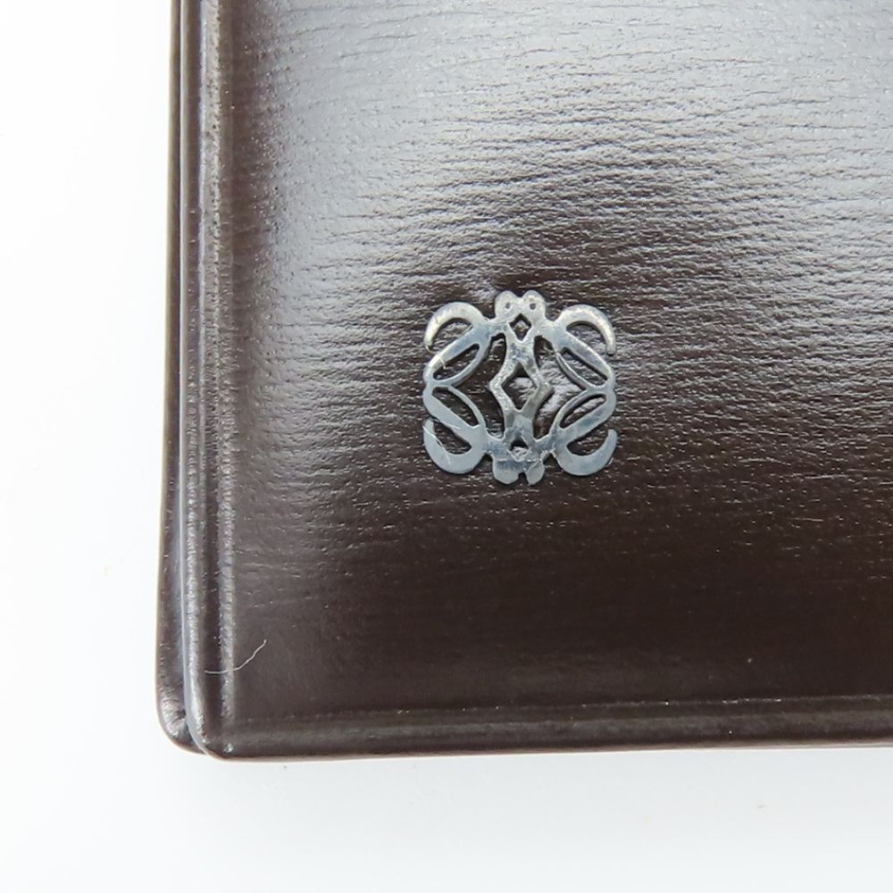 LOEWE Bill Compartment leather Dark Crown