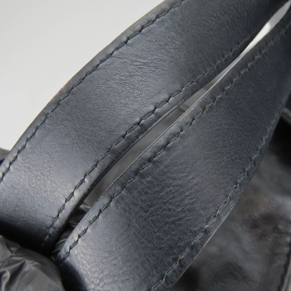 GUCCI Tote Bag 296855 leather black Soft stirrup
