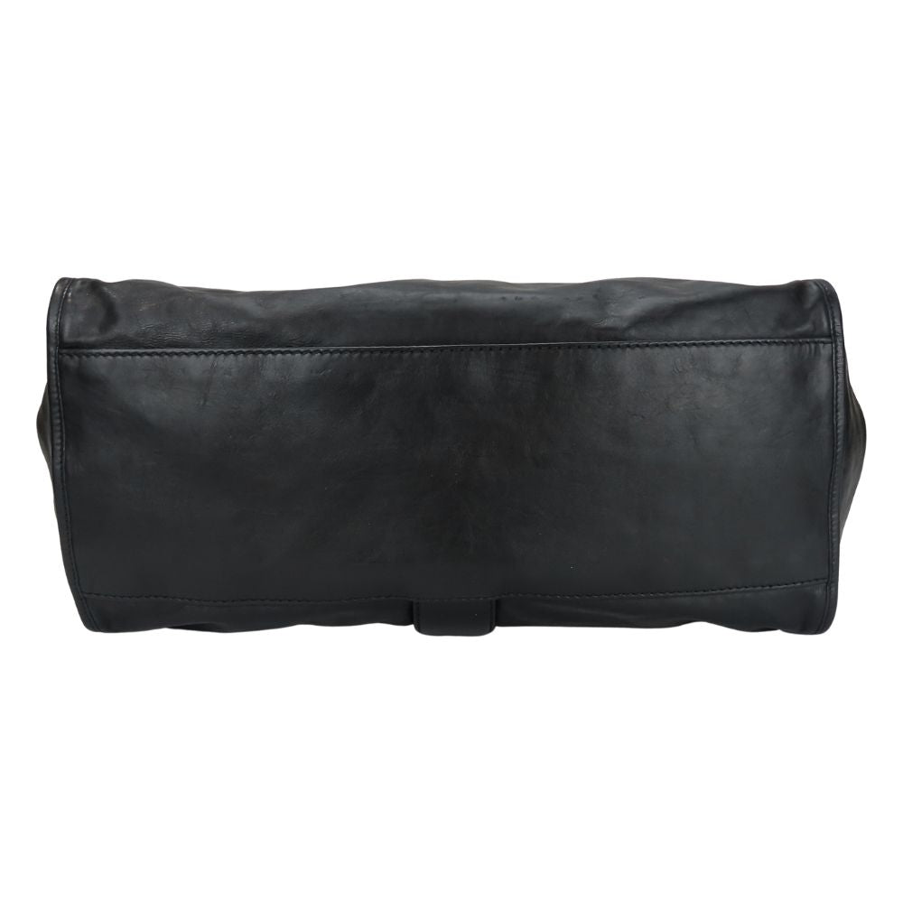 GUCCI Tote Bag 296855 leather black Soft stirrup