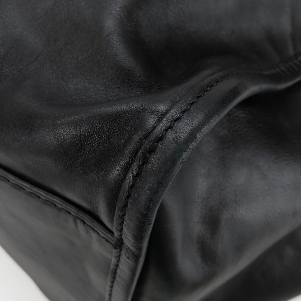 GUCCI Tote Bag 296855 leather black Soft stirrup