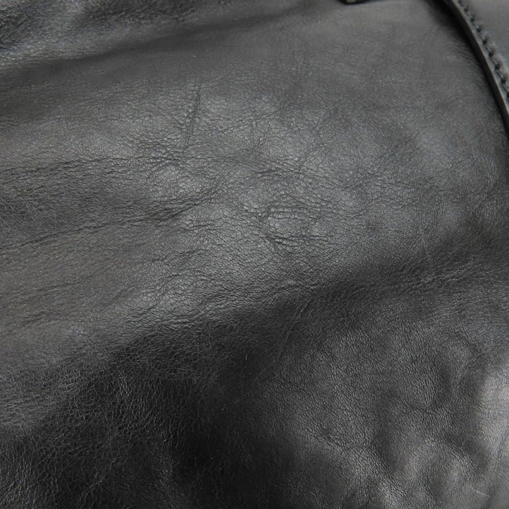 GUCCI Tote Bag 296855 leather black Soft stirrup