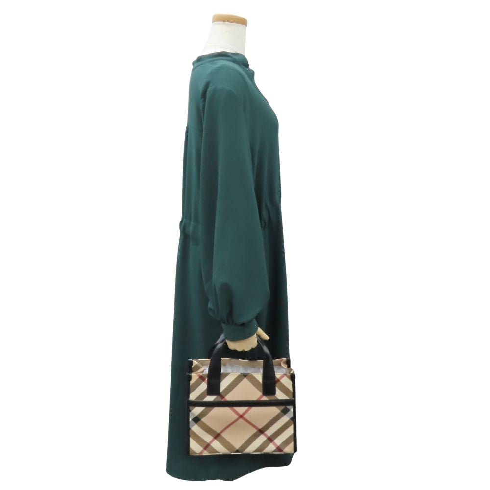 BURBERRY Handbag PVC Beige type