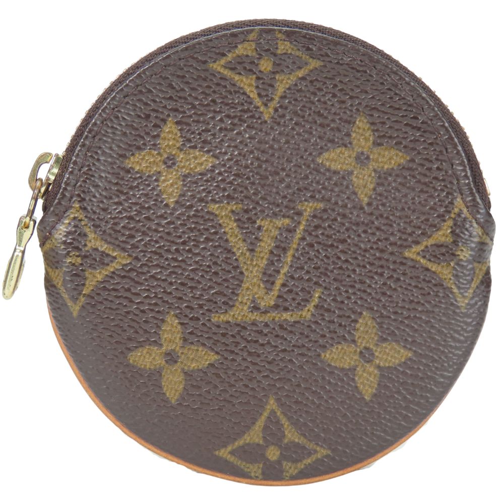 LOUIS VUITTON Coin case M61926 Monogram Brown Portonet Ron Women(Unisex) Used Authentic