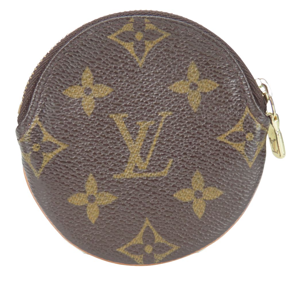 LOUIS VUITTON Coin case M61926 Monogram Brown Portonet Ron Women(Unisex) Used Authentic