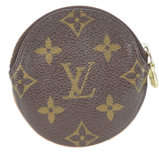 LOUIS VUITTON Coin case M61926 Monogram Brown Portonet Ron Women(Unisex) Used Authentic