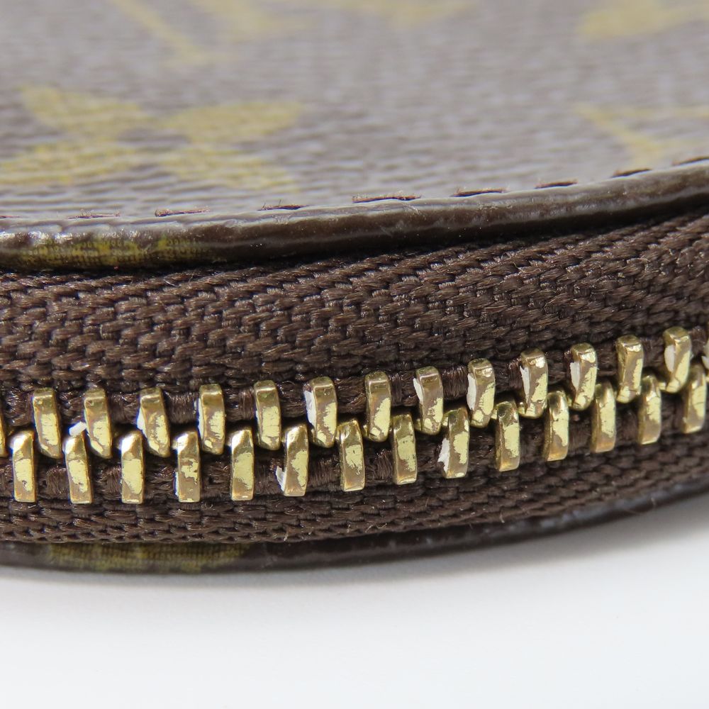 LOUIS VUITTON Coin case M61926 Monogram Brown Portonet Ron Women(Unisex) Used Authentic