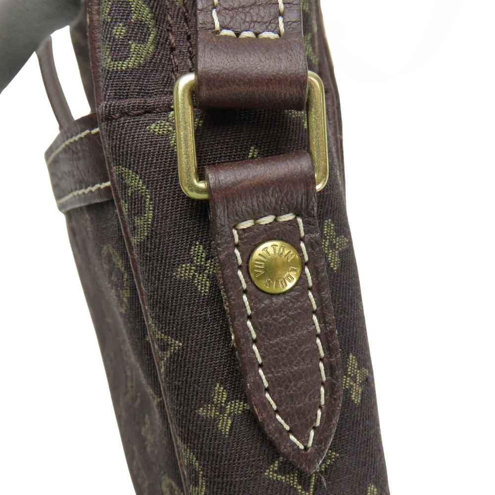 LOUIS VUITTON Shoulder Bag M95228 Monogram mini run Brown Danube Women Used Authentic