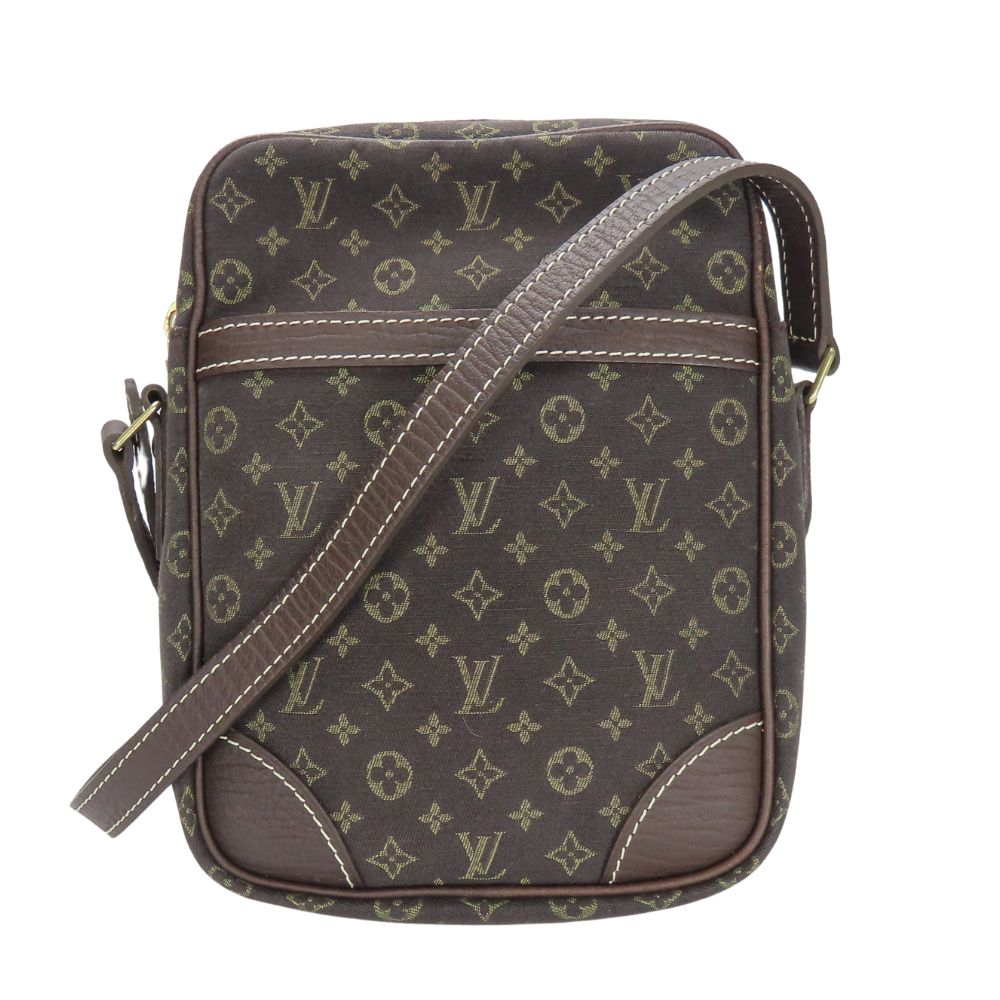 LOUIS VUITTON Shoulder Bag M95228 Monogram mini run Brown Danube Women Used Authentic