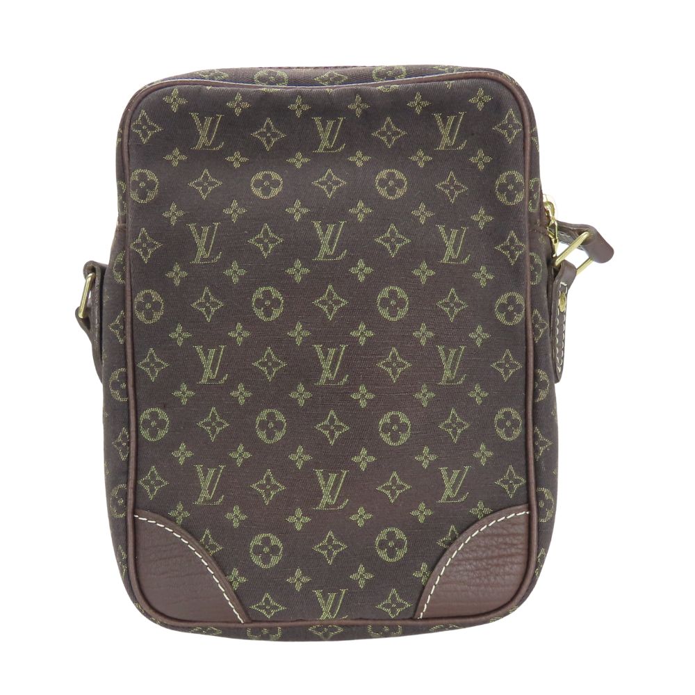 LOUIS VUITTON Shoulder Bag M95228 Monogram mini run Brown Danube Women Used Authentic