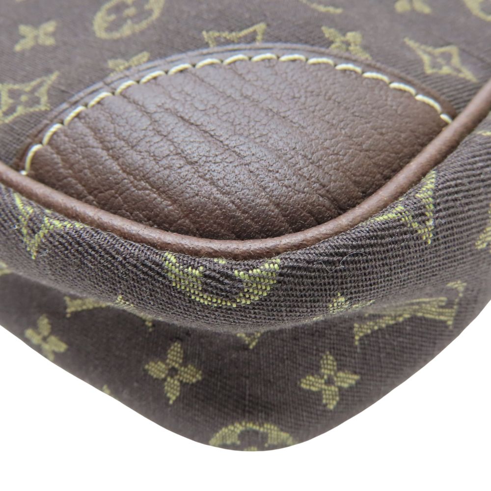 LOUIS VUITTON Shoulder Bag M95228 Monogram mini run Brown Danube Women Used Authentic