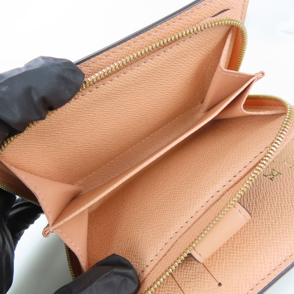 LOUIS VUITTON Bifold Wallet N60380 Damier Ebene Portefeuille Juliet Women Used Authentic