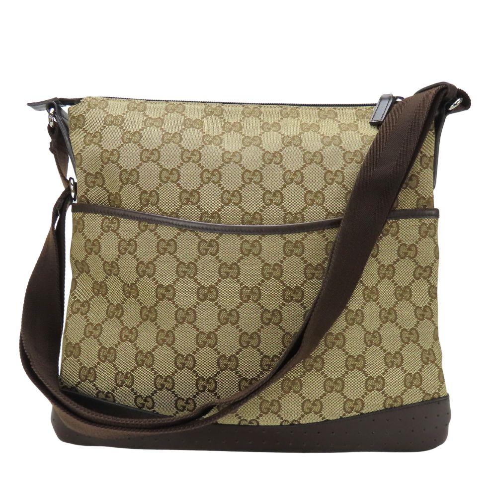 GUCCI Shoulder Bag 145857 GG canvas beige