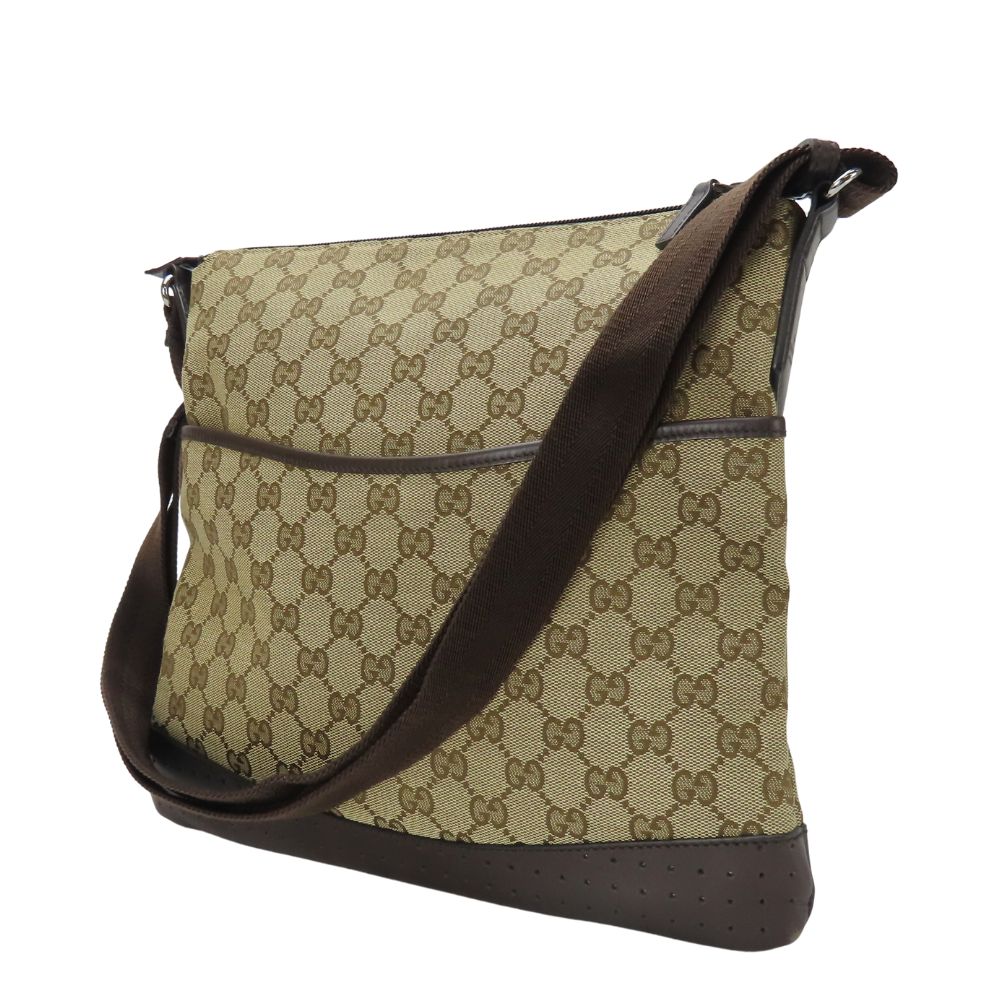 GUCCI Shoulder Bag 145857 GG canvas beige