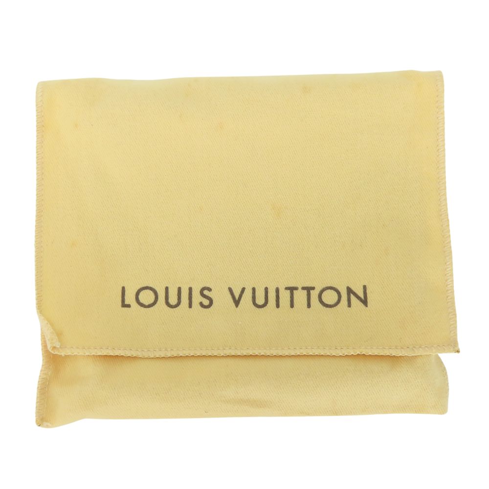 LOUIS VUITTON Bifold Wallet N61675 Damier Brown Portefeuille�EMarco mens(Unisex) Used Authentic