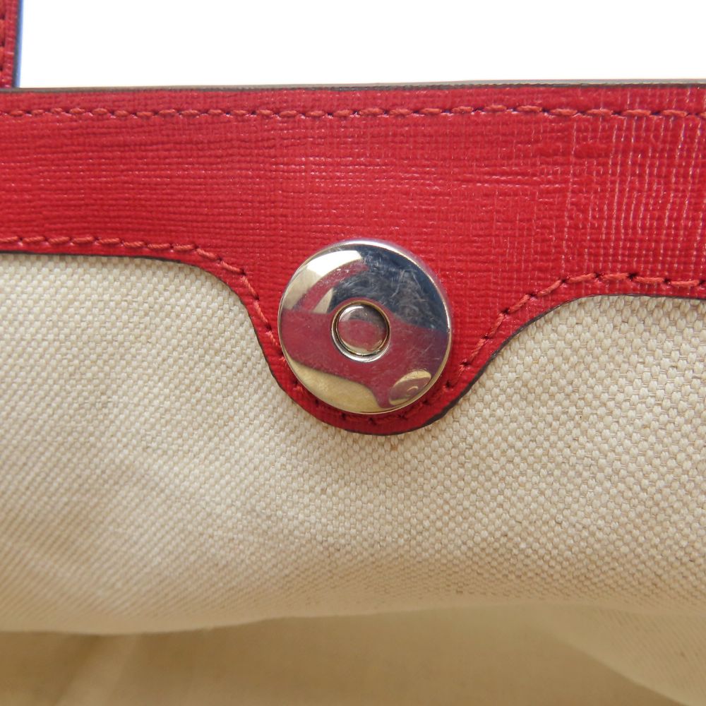 GUCCI Handbag 410812 GG Supreme canvas, leather beige Chilled license Women Used Authentic